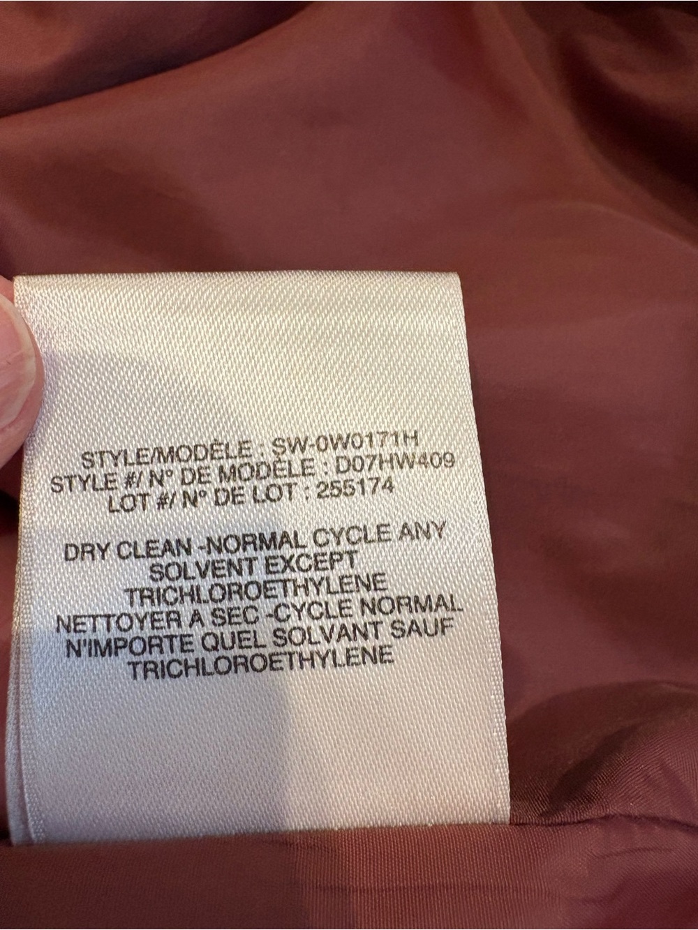 Helmut Lang Down Puffer Jacket Boxy Burgundy Maroon Small - Picture 11 of 14